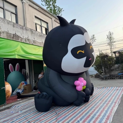 Inflatable monkey animal inf...