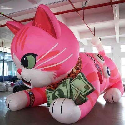 inflatable lovely cat lucky ...
