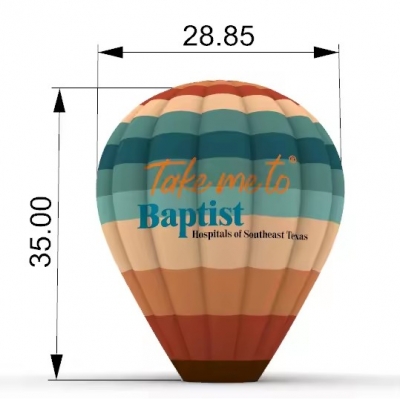 Inflatable ground balloon pv...
