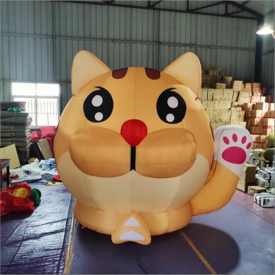 inflatable cat cartoon head ...