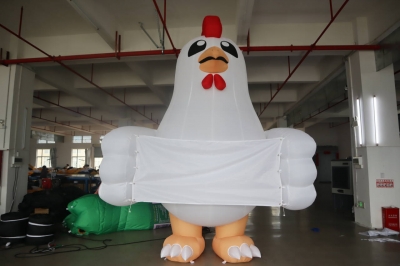 inflatable chicken poultry w...