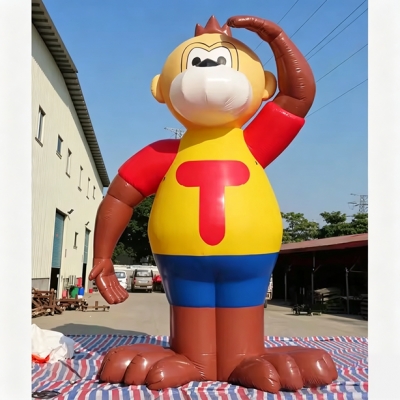 inflatable monkey animal car...