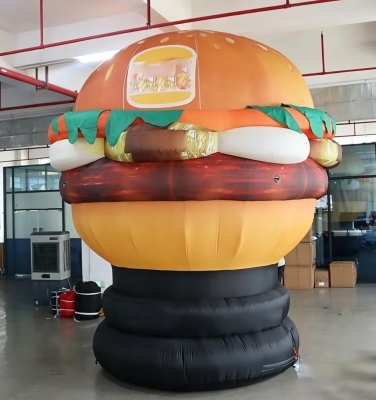 inflatable hamburger food in...