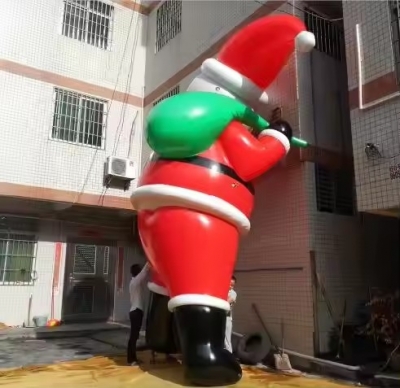 inflatable santa cartoon chr...