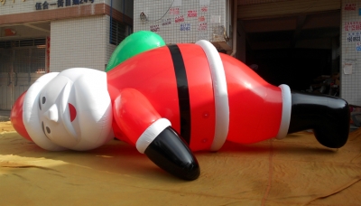 inflatable santa cartoon chr...