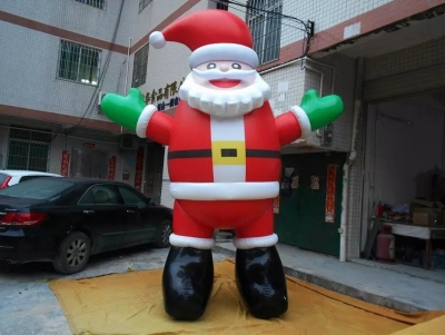 inflatable santa cartoon chr...